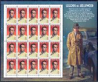 Humphrey Bogart - Mint Sheet of 203rd in Legends of Hollywood Series United States, 1997